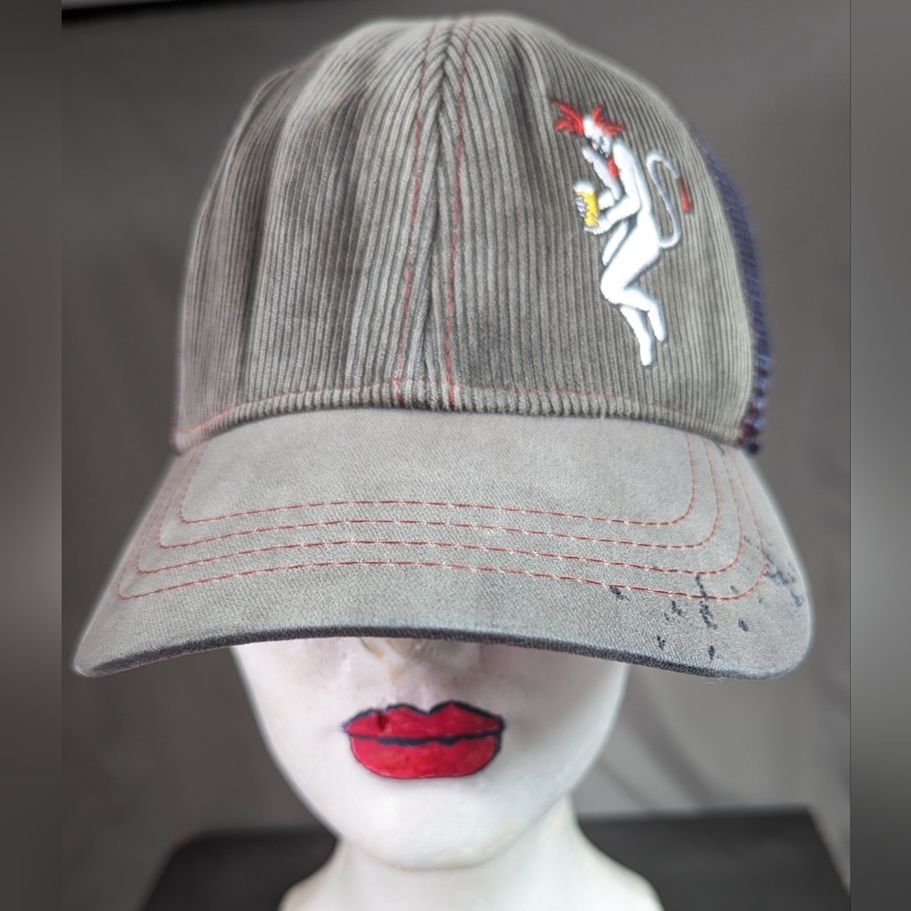 Vtg Avery Brewing Co Hat Rascal Distressed Chewed Fade Awesomeness Snapback Ale